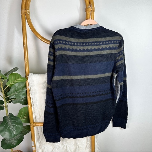 Mens Boss Hugo Boss Orange Label Navy Sweater sz L - Picture 2 of 5